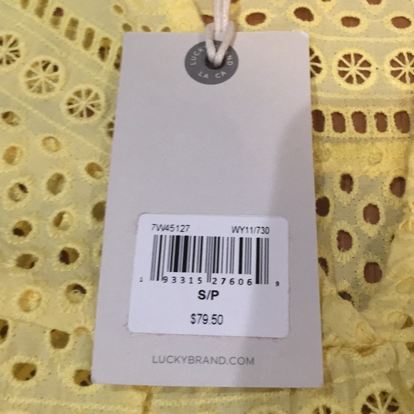 NEW Women’s Lucky Brand Eyelet Top - Picture 2 of 4